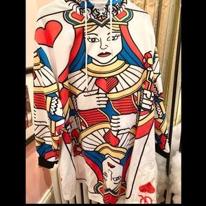 Queen of hearts hoodie, 2xl